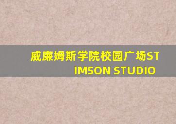 威廉姆斯学院校园广场STIMSON STUDIO